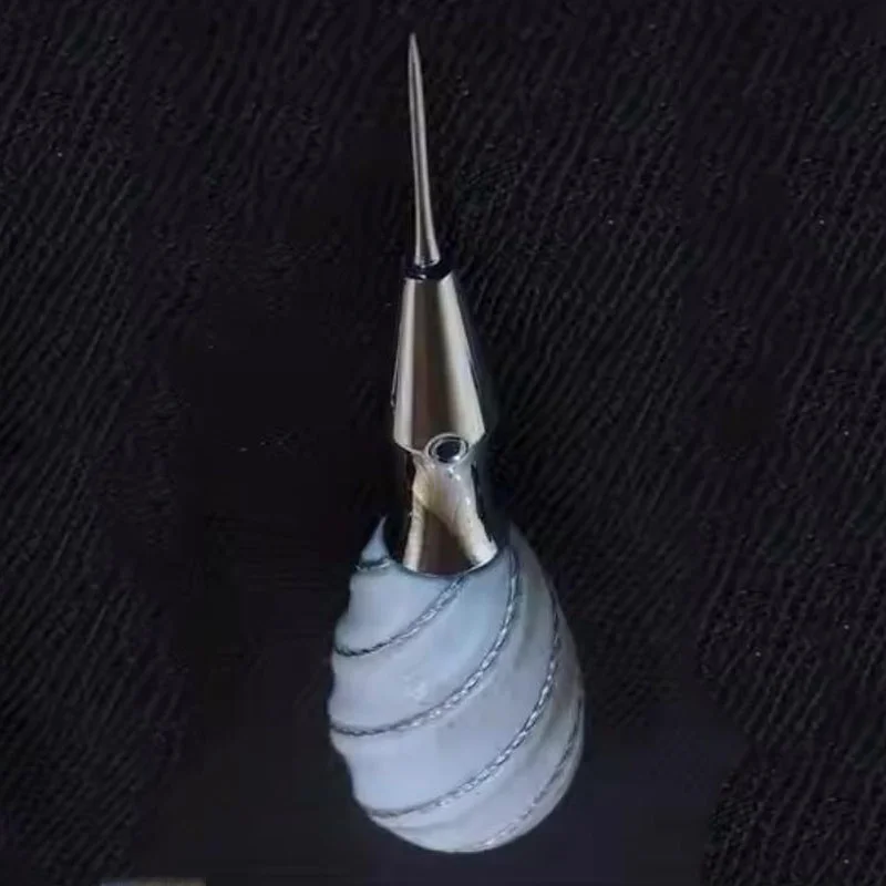 

Leather Awl Set with Antler Handle & 2 Replaceable SKD11 Steel Awl Needles (French Style/Round Hole)