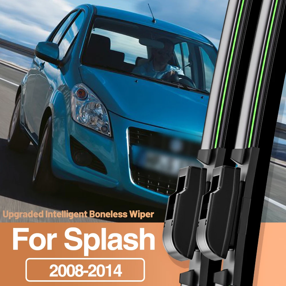 

2pcs For Suzuki Splash 2008-2014 Front Windshield Wiper Blades Windscreen Window Accessories 2009 2010 2011 2012 2013