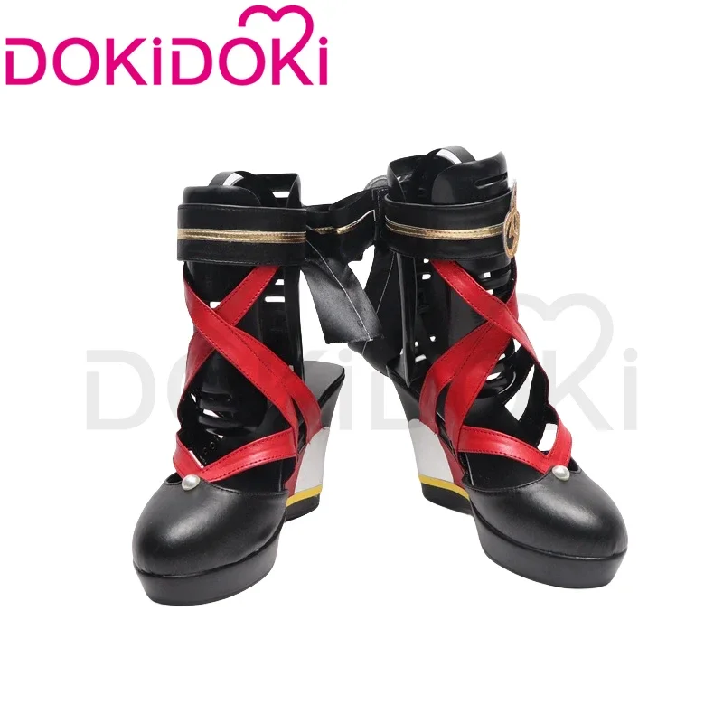 Navia/clorinde/chiori/gorou schuhe spiel genshin impact cosplay dokidoki frauen cosplay fontaine navia schuhe clorinde cosplay schuhe