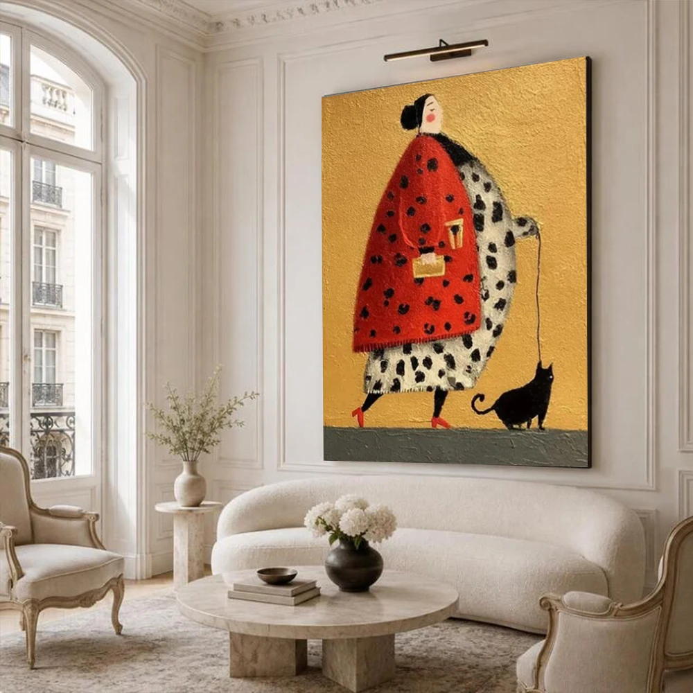 100% Hand-Painted Abstract Oil Painting on Canvas Cyan & Gold Texture Wall Art Picture Decor Home Mural Living Room Work of Art