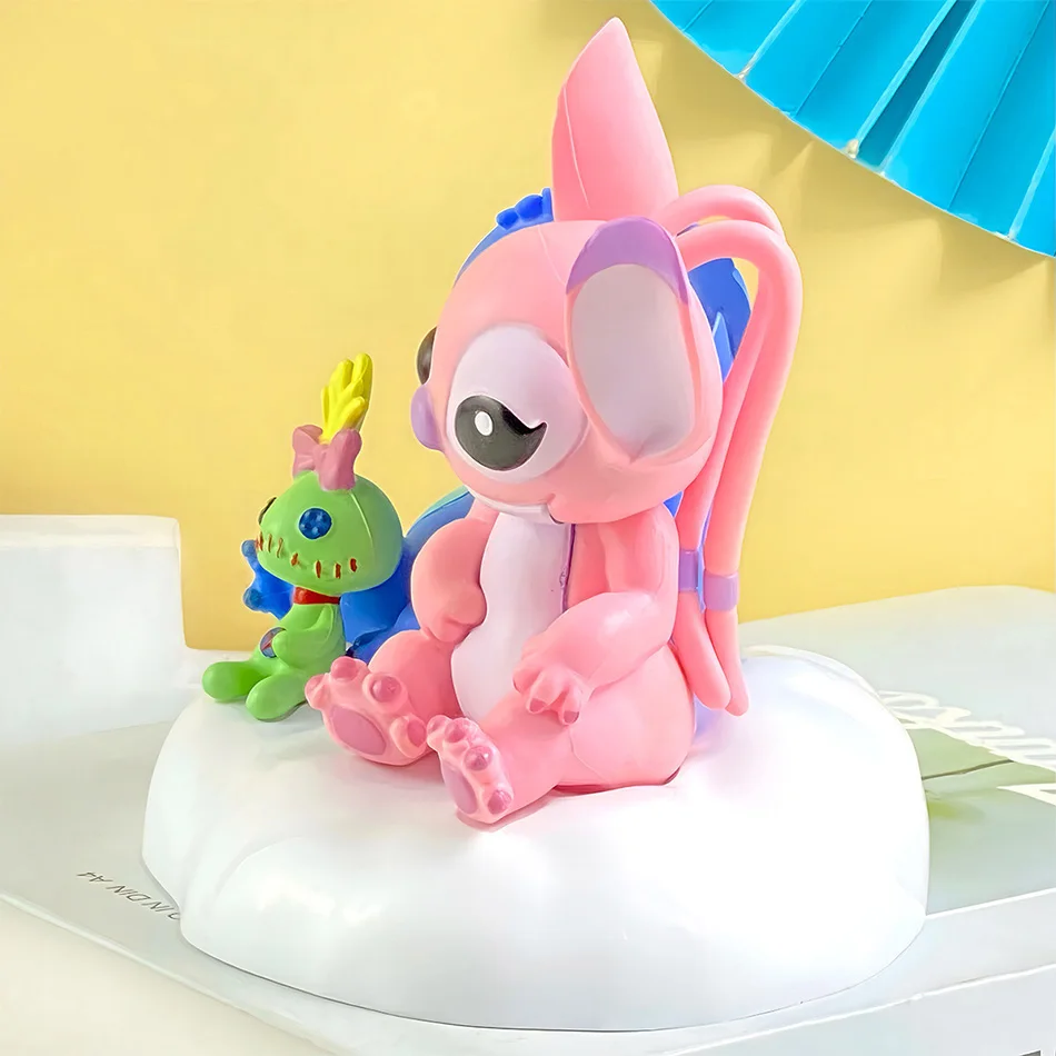 ฟิกเกอร์อนิเมะ สติทช์ ของเล่นตกแต่ง โมเดลพีวีซี ฟิกเกอร์สติทช์ ตุ๊กตาการ์ตูนสำหรับเด็กชายและเด็กหญิง ของสะสมเด็ก ของขวัญวันเกิด