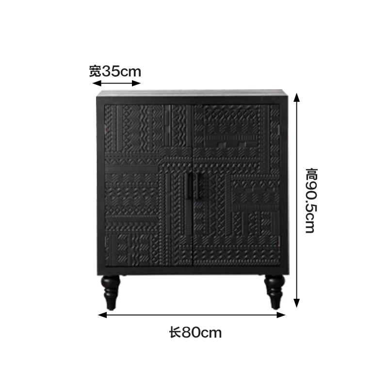 

# LWooden Minimalist Design Living Room Cabinet Elegant Woonkamer Interior Furniture Nordic Vintage Kitchen Cabinets Black