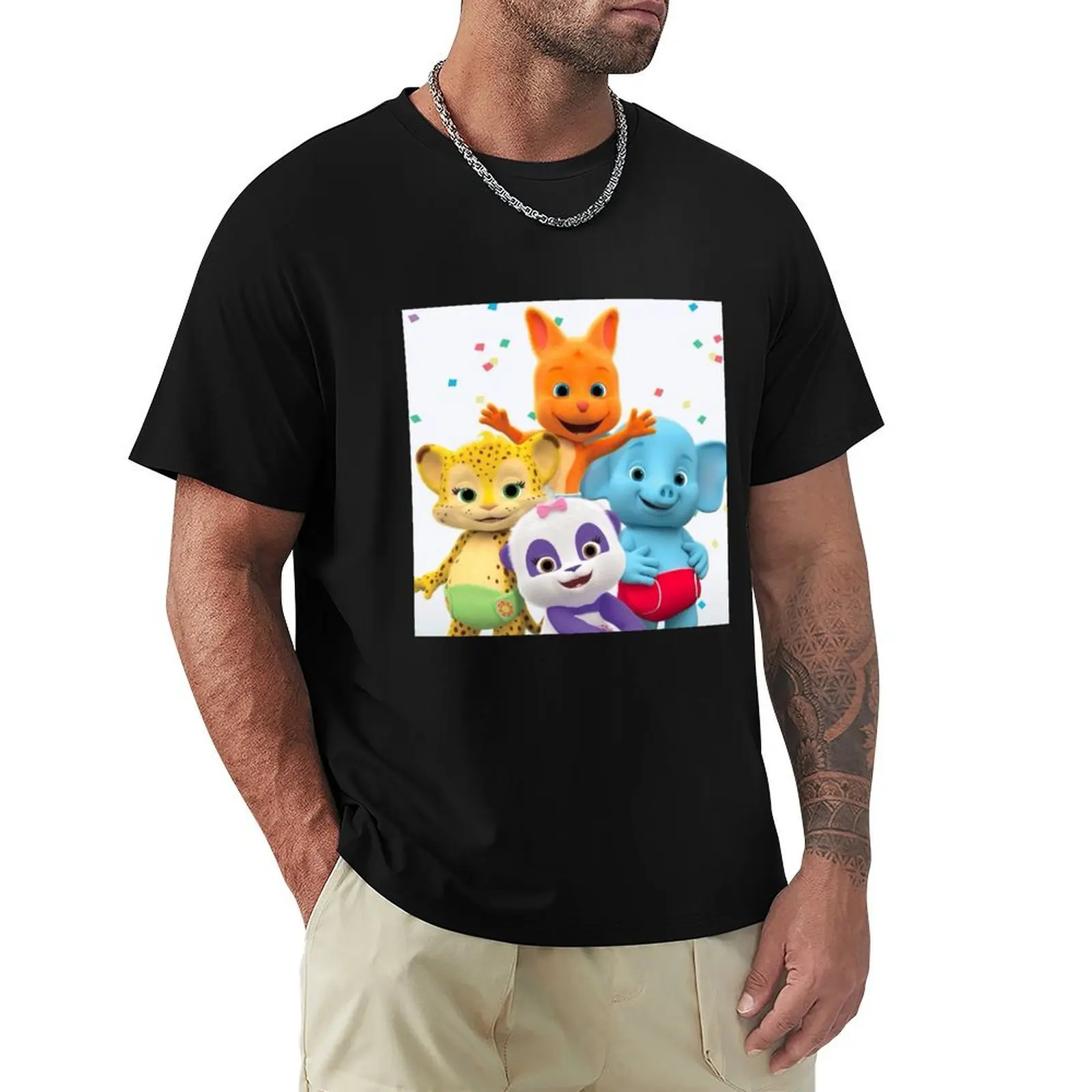 Word Party - Kids Tv Show T-Shirt Casual Streetwear Short Sleeve Tee