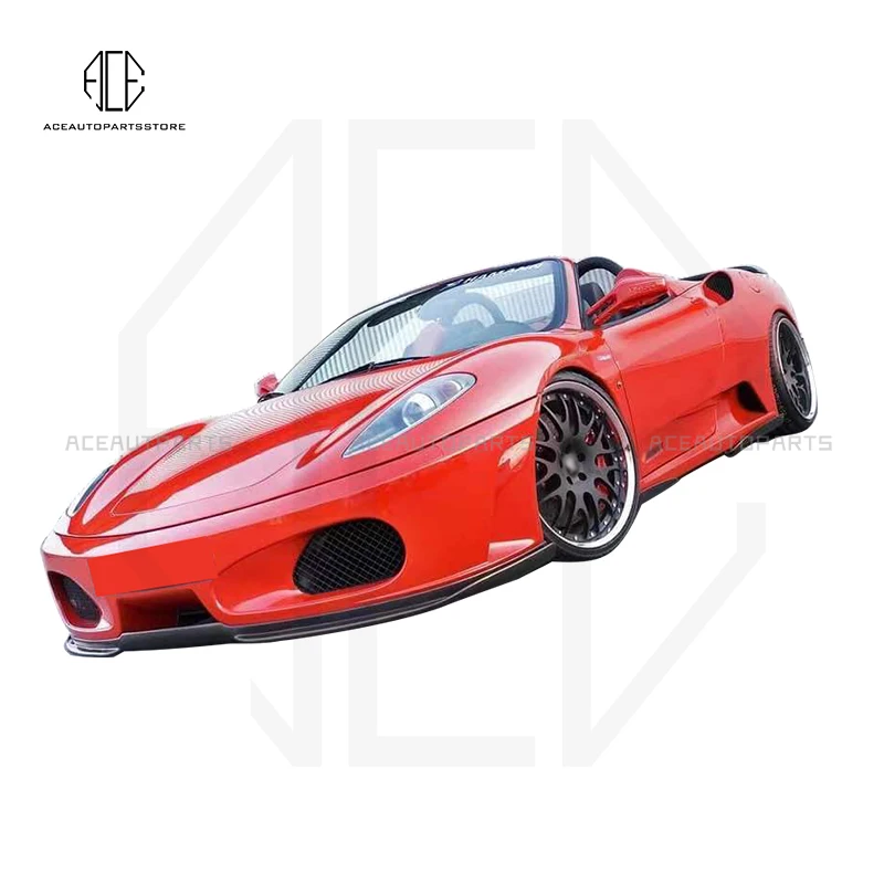 High quality body kit for Ferra ri F430 Harma style accessories Carbon fiber front lip rear diffuser spoiler side skirt