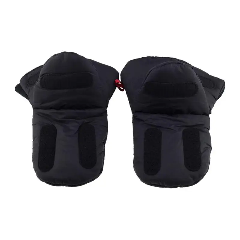 Stroller Mittens Cozy Stroller Hand Muff Gloves Extra Thick Fleece Lining Windproof Waterproof Winter Stroller Accessories