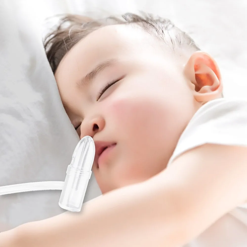 مخاط الأنف الطفل الأنف الشافطة غير الغازية الأنف تلميح Booger مزيلات الأنف مصاصة عائق الأنف الإغاثة مضخة يدوية #4