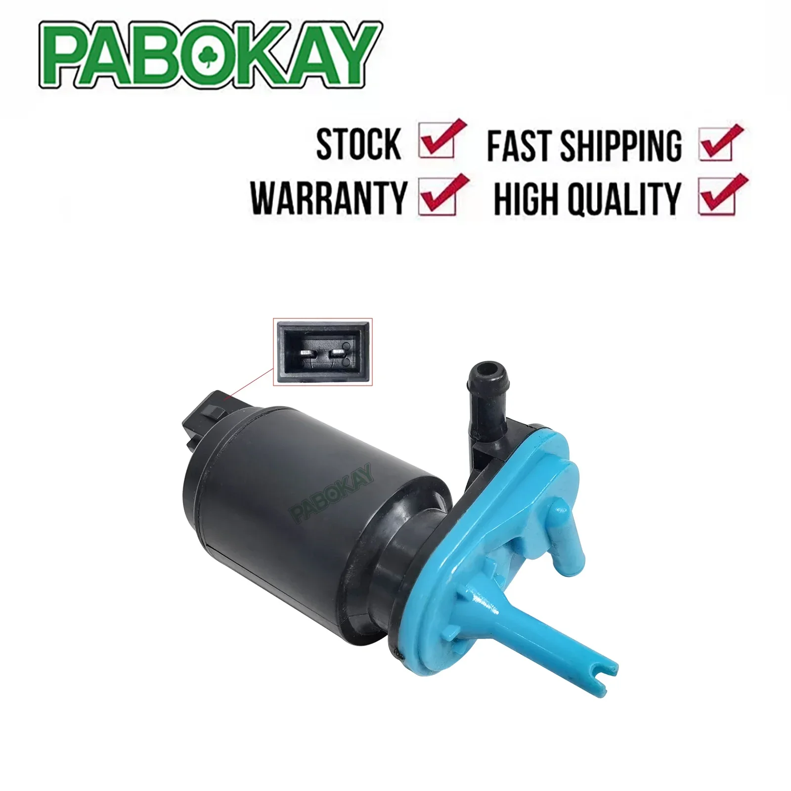 

Насос омывателя лобового стекла для Fiat 500L 500X 2012-2019 1450185 1450173 1450185 1450173 1H6955651 7682336 95VW17K624AA 7222079