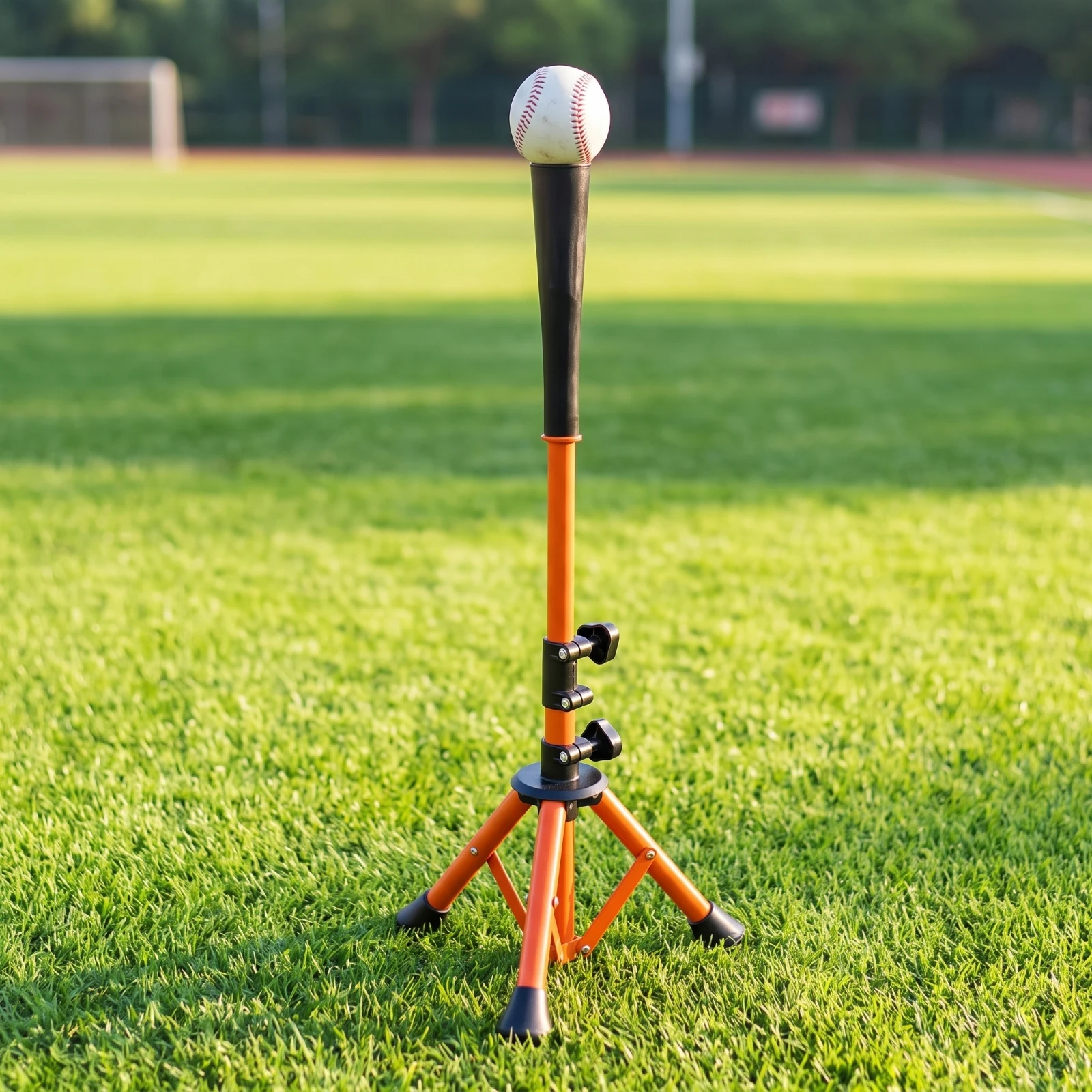 Adjustable Batting Tee Portable Tripod Batting Tee Heavy-Duty for Baseball Players, Hitting Exercises, Backyard