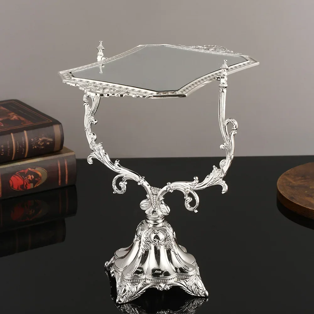 DSA  lace makeup mirror desktop high definition double-sided mirror can be flipped makeup mirror