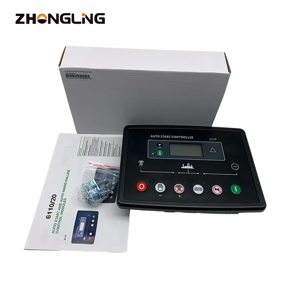 Programmable Controller Deep Sea 6120 Remote Controller Replacement Paralleling Control Module for Diesel Engine Alternator