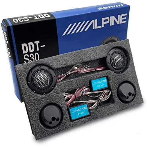 Imagen 2 del producto Tweeter de altavoz estéreo de alta fidelidad para automóvil - Tweeter de cúpula de seda de audio para automóvil modificado para automóvil