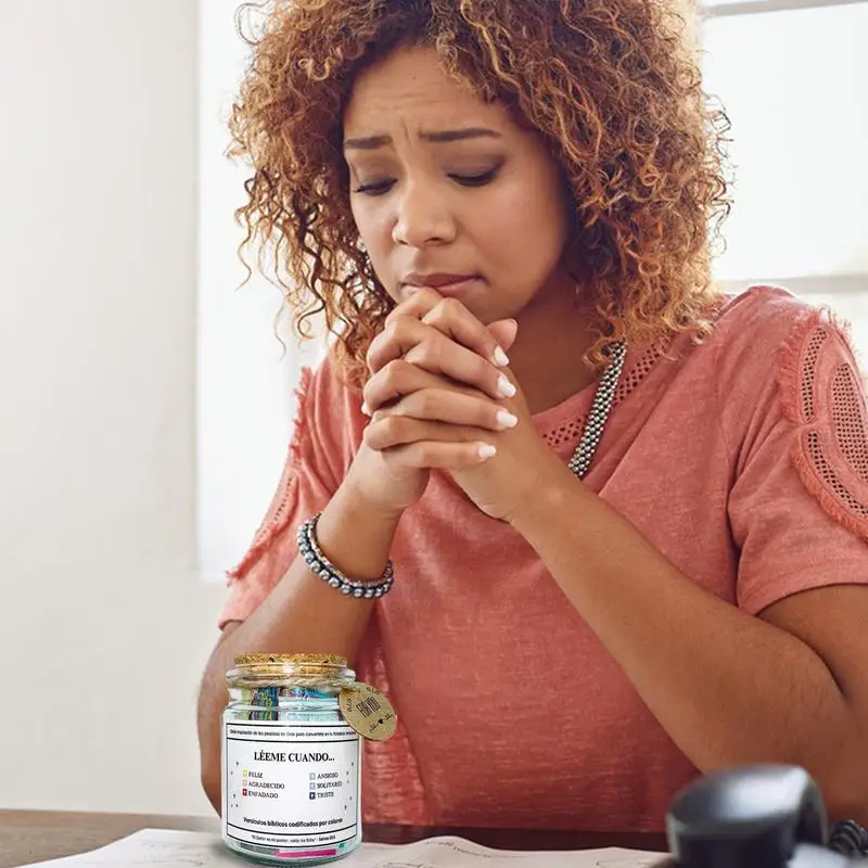 Bible Verse Jar Spanish German Scripture Prayer Positive Thinking Emotional Support Scripture Prayer Bible Verses In A Jar