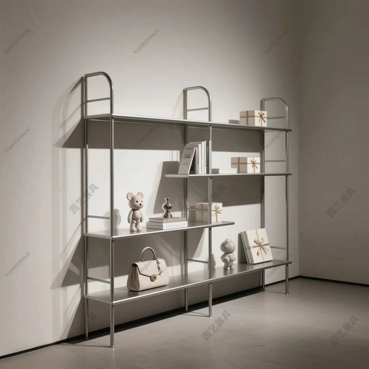 Shoe and bag display cabinets, product display cabinets, live streaming room sample storage racks, beauty salons, clothing store
