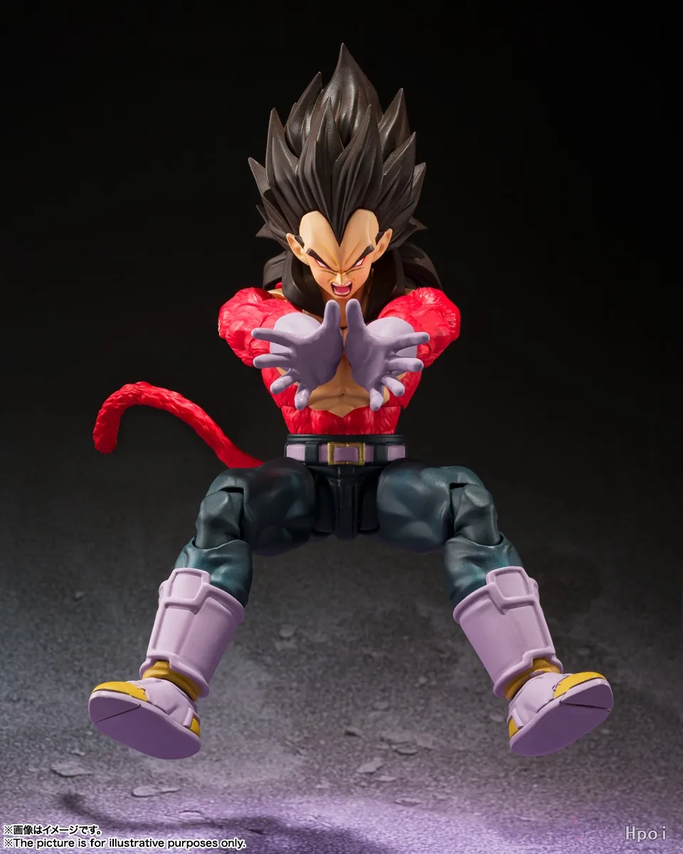 Anime Dragon Ball Z Super Saiyan 4 Vegeta Final Flash Ver. PVC Action Figures Statue Collectible Movable Model Kids Toys Doll