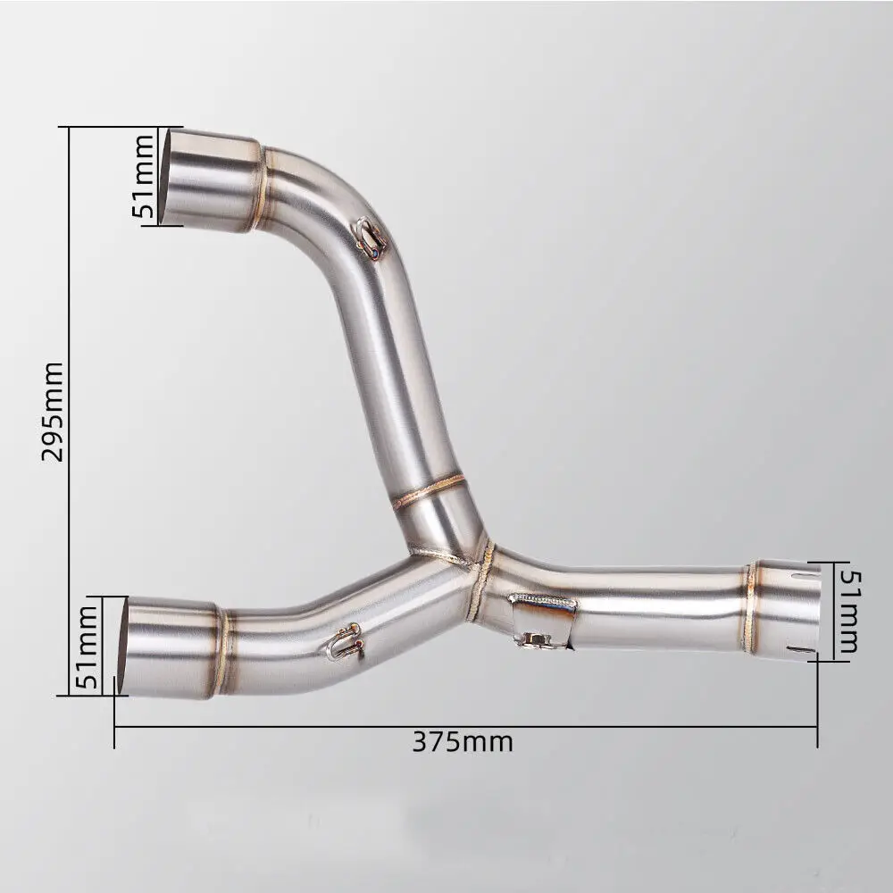 Auspuffanlage für Honda CRF450R CRF450RX 2015-2020 Auspuff-Mittelrohr Slip-On-Schalldämpfer Endrohre Auspuffrohre – Detail 4