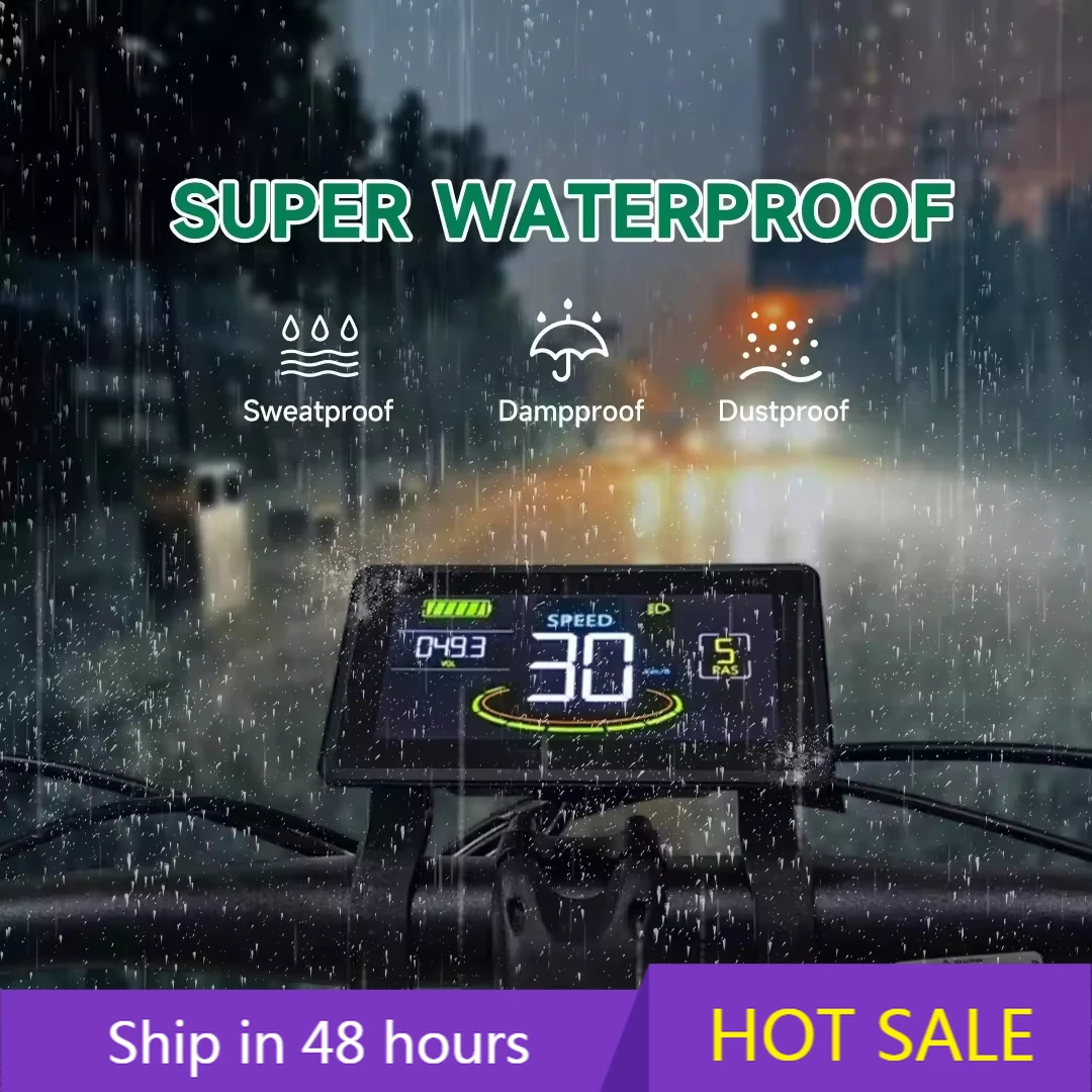 

POWER LEAPUrban Travel Integrated Speedometer Colour LCD Display Electronic Cycling Computer Speed/Mileage Accessory for Ebike B