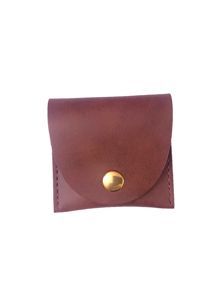 Pocket Portal (Morgan Dollar Size) Magic Tricks Leather Coin Bag Magician Tools Close Up Gimmicks Illusion Magia Accessory Props