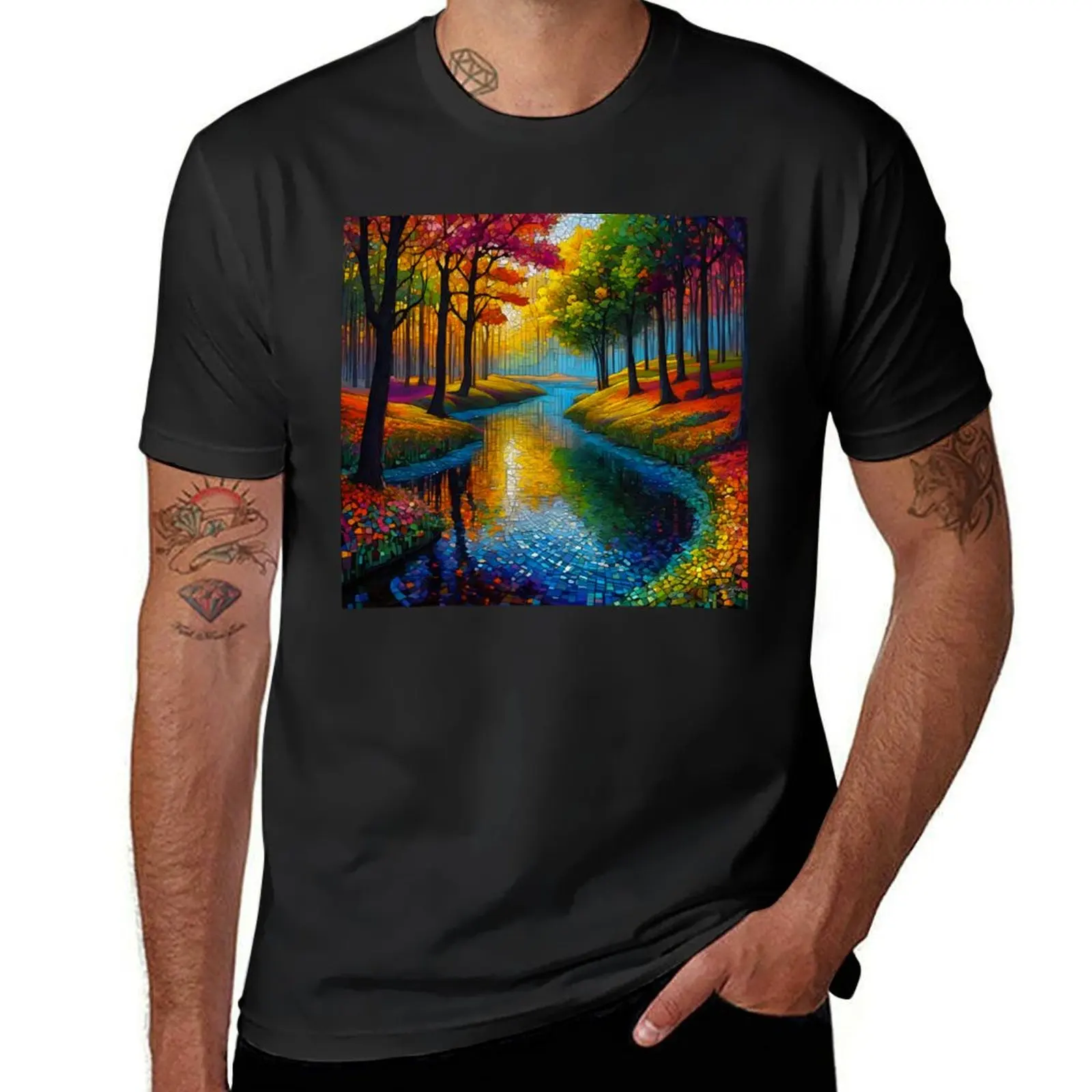 

Nature's Symphony T-Shirt anime graphics fitted t shirts for men