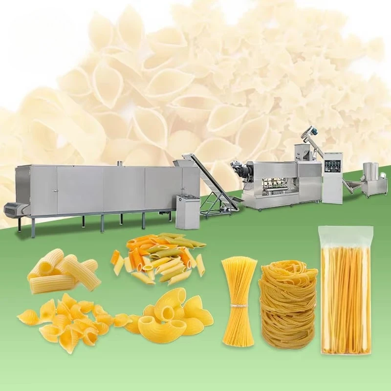 Macaroni Production Line Vacuum Extrusion Short Cut Pasta Drying Equipment