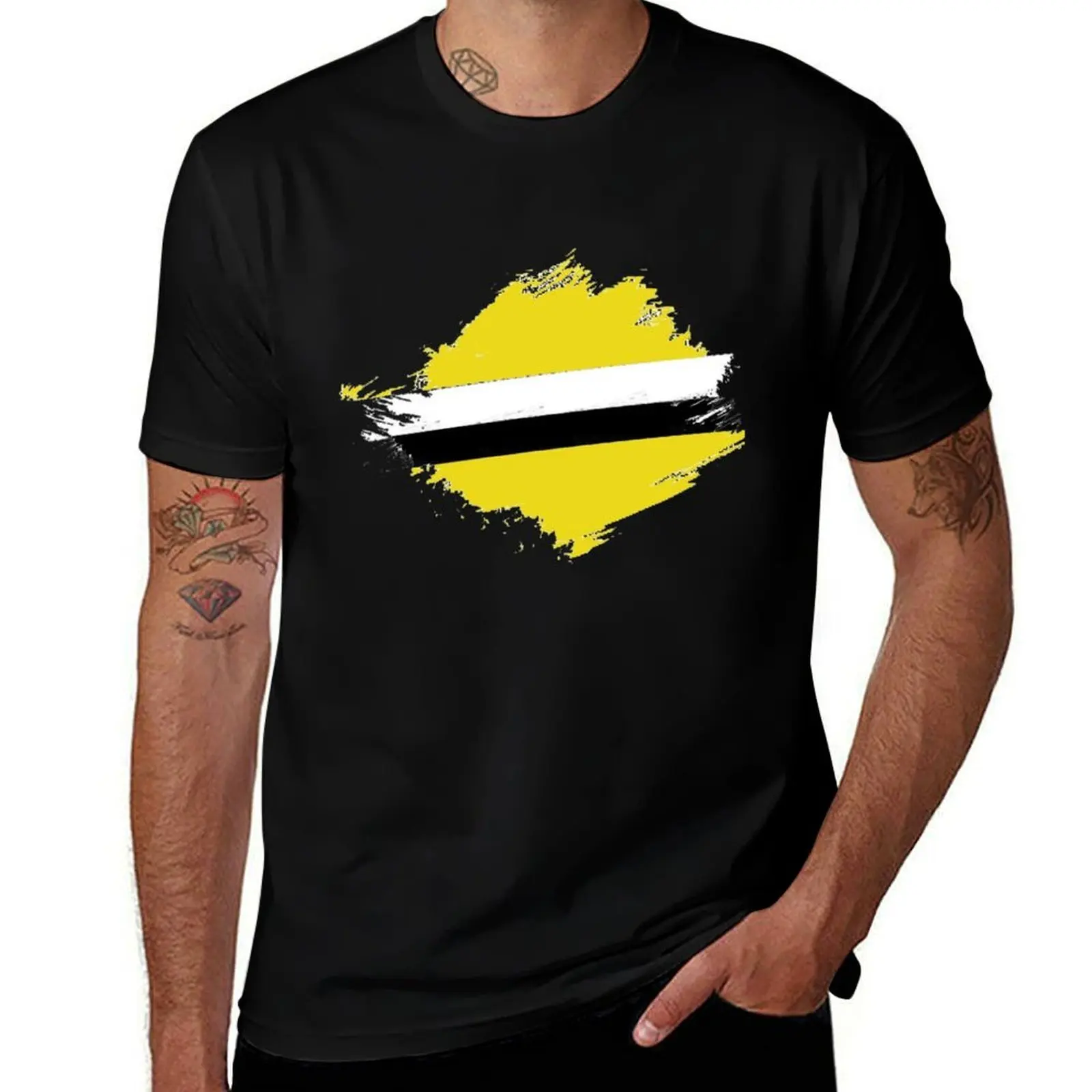

Brunei Flag T-Shirt summer 2025 funny shirt cotton animal prinfor boys sublime mens graphic t-shirts anime