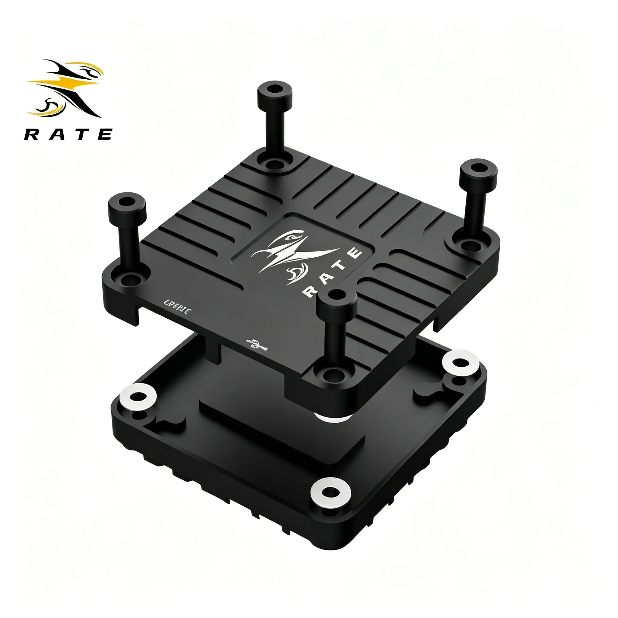 RATE 04 Lightweight Full‑Enclosed CNC Aluminum Case Protective Shell For FPV Flight Controller Stack