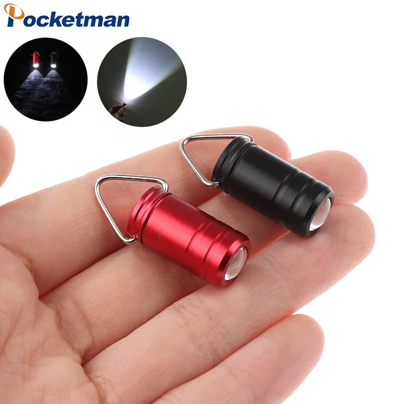 

Outdoor Mini Protable Flashlight Bright Small Keychain Light Long Life Waterproof Key Ring Torch Pocket Emergency Night Light