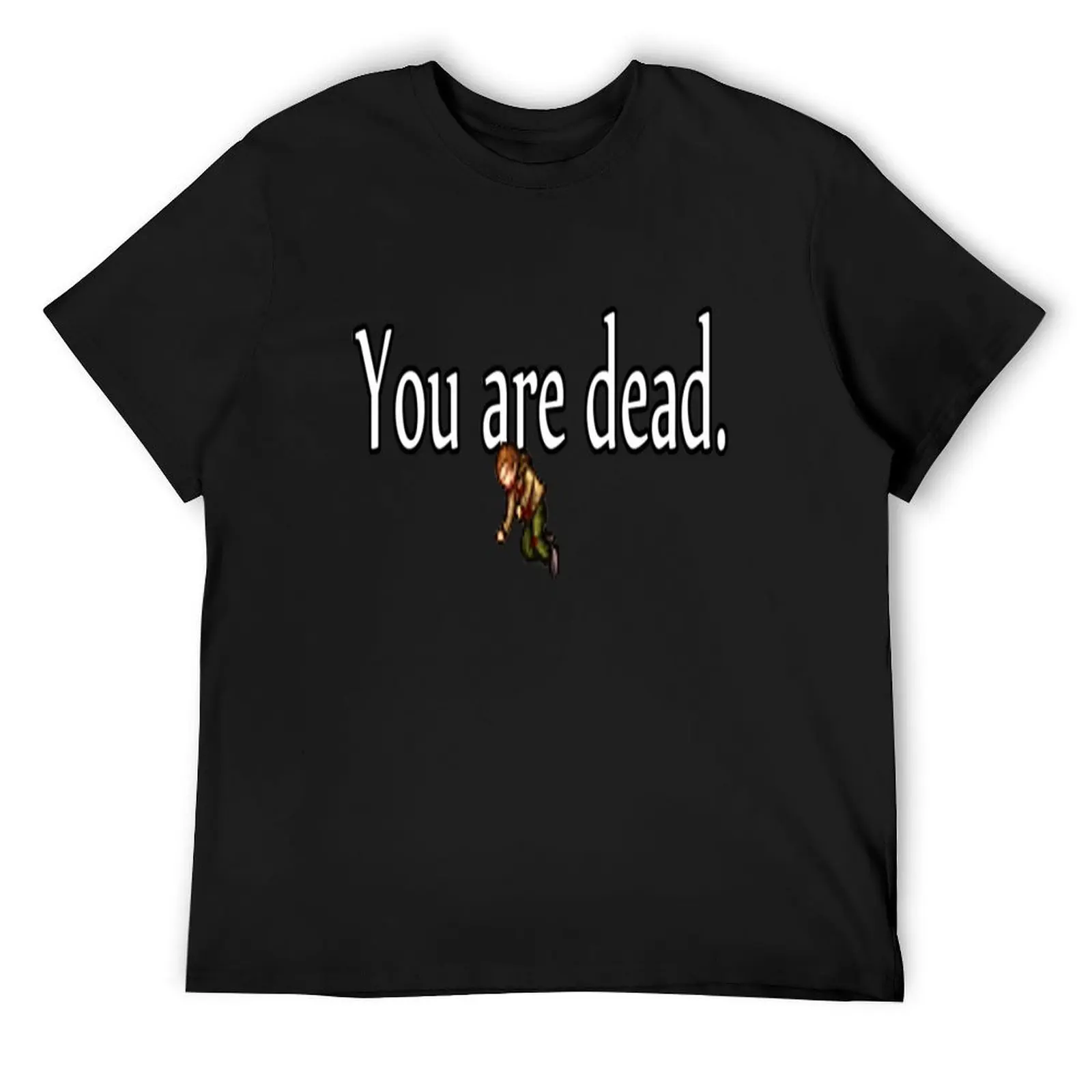 

Tibia MMORPG You are dead T-Shirt anime clothes Short sleeve tee blanks for a boy Men's t-shirt