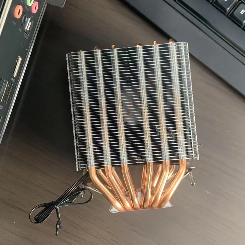 6 Heat Pipes CPU Air Cooler Lga2011 PC Tower Cooling Fan for Intel LGA 1700 1200 1150 1151 1155 X99 1366 AMD AM5 AM4 Ventilador image 5