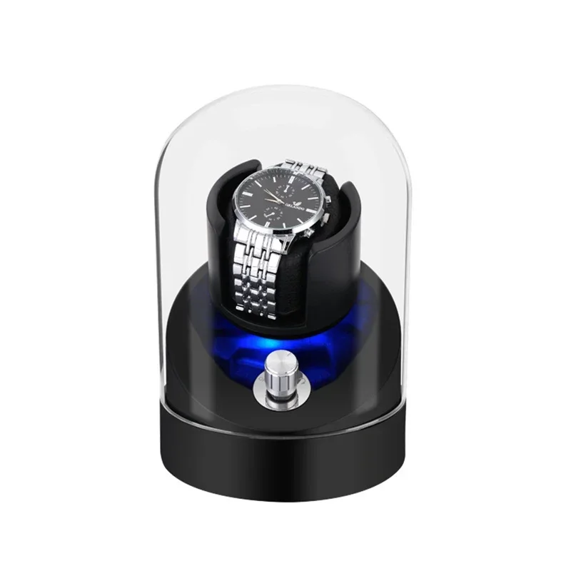 Personalized custom logo Watch Winder Storage Display Watch Case Motor Mute Automatic Mechanical Meter Upper Chain watch box OEM