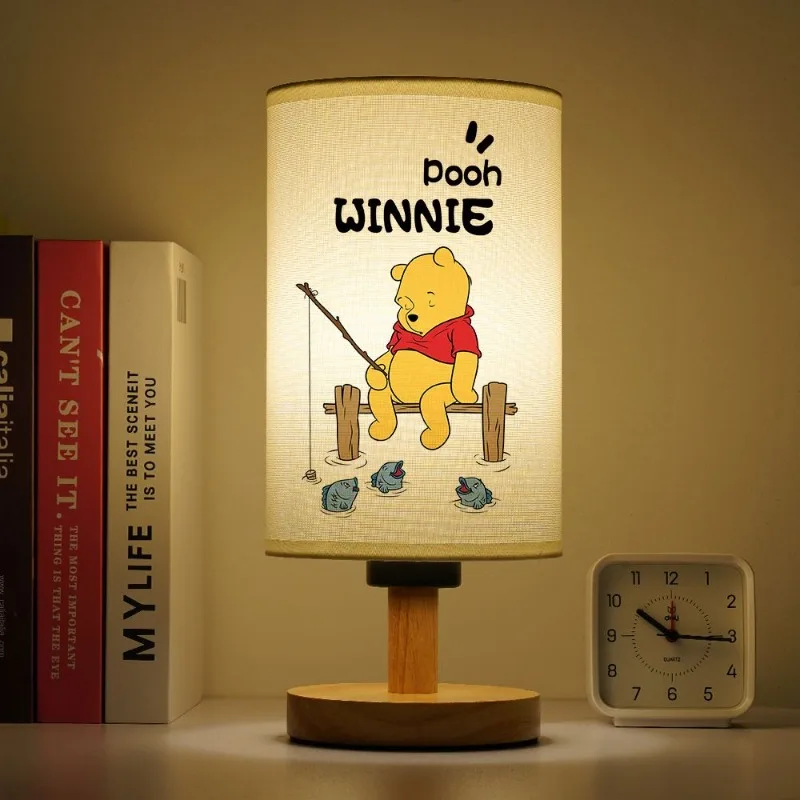 Lampe de nuit de dessin animé Disney Ours, Ours, Périphérique, Bûche, Créatif, Chambre à coucher, oral et, Enfants, Protection des yeux, Table, Animation