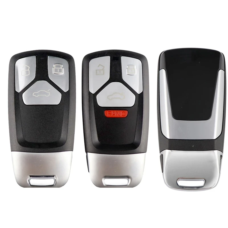 

Remote Car Key Shell Fob Cover Case For Audi TT A4 A5 A4L S4 S5 Q3 Q5 Q7 SQ7 2016 2017 2018 2019 Smart Key No Logo 3/4 Button