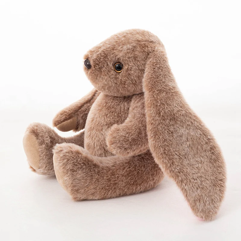 Kawaii สีน้ําตาลกระต่ายตุ๊กตาของเล่นตุ๊กตาสัตว์การ์ตูนกระต่ายตุ๊กตา Babys Appease หมอนสําหรับสาวของขวัญวันเกิดตกแต่งบ้าน
