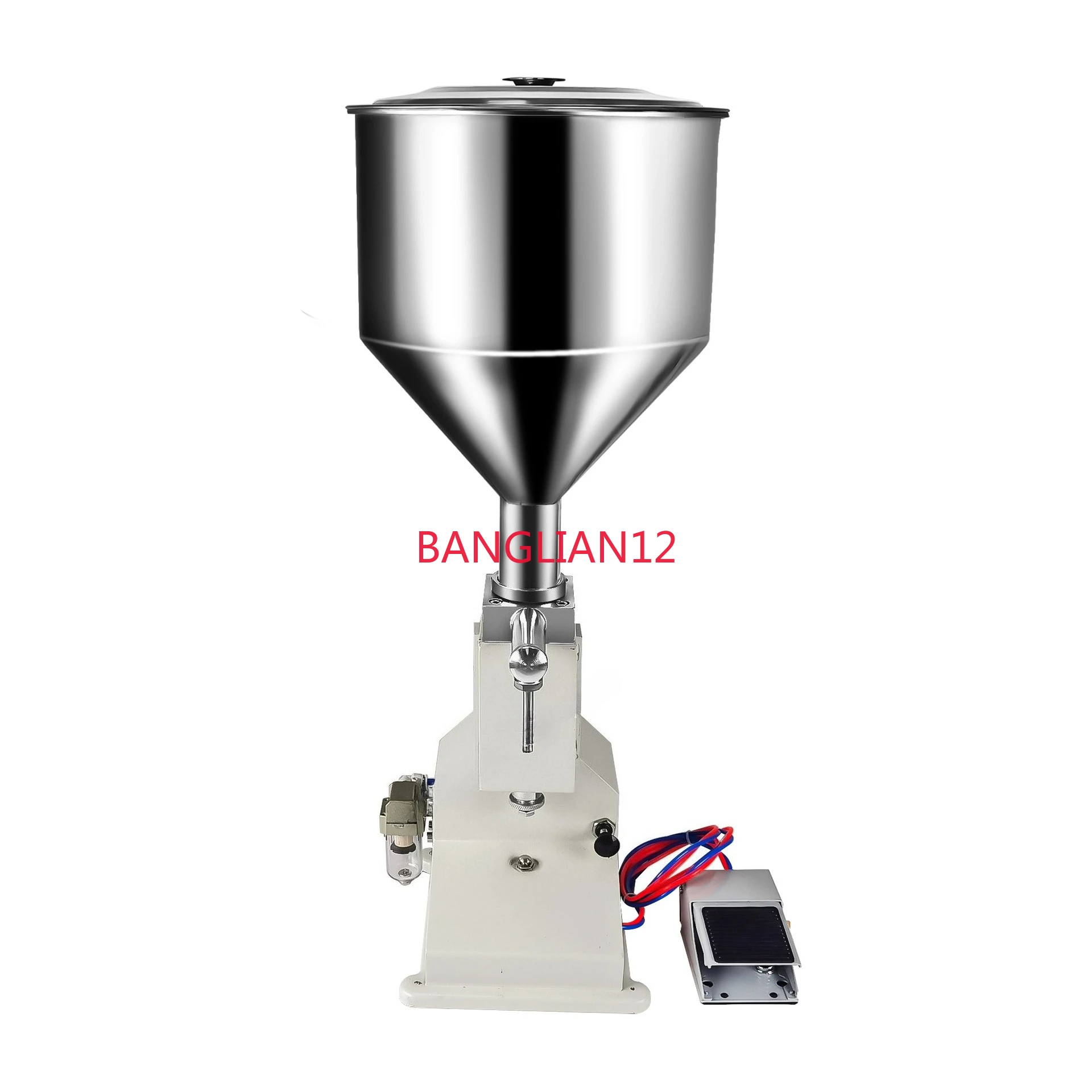 Pneumatic paste liquid filling machine, skin care cream quantitative filling machine