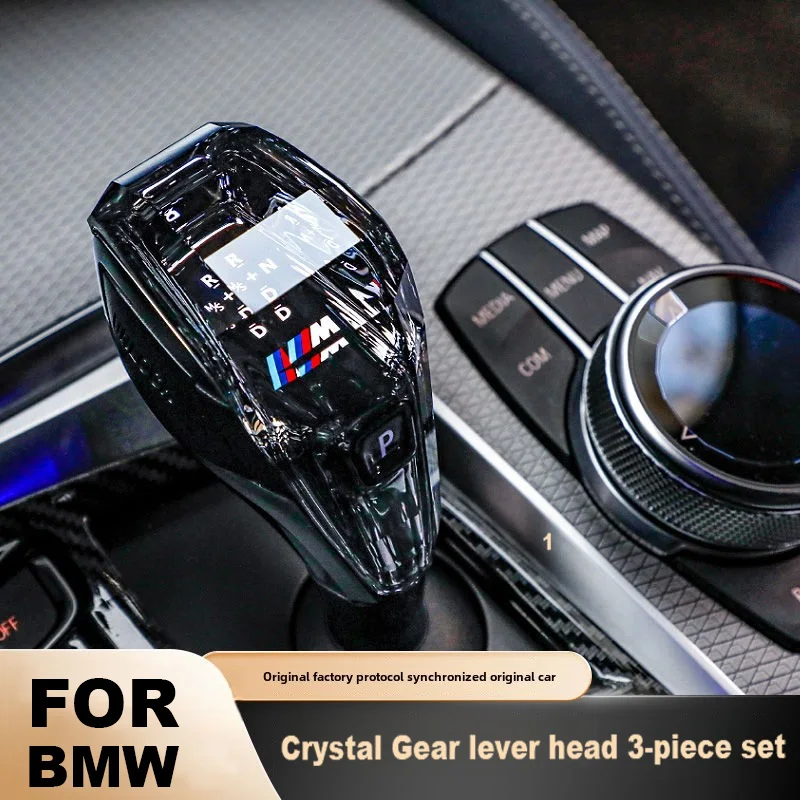 BMW Crystal gear shift knob handle lever handlball 1 2 3 4 5 6 7 X3 X4 ix3 i8 series G30 F20 F22 F30 F32 F18 F06 F01 F25 F26 i15