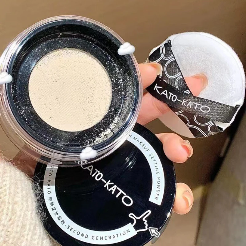 KATO KATO Loose Powder Oil Control Soft Matte Shimmer Setting Finishing Foundation Powder Natural Long Lasting Brighten Skin