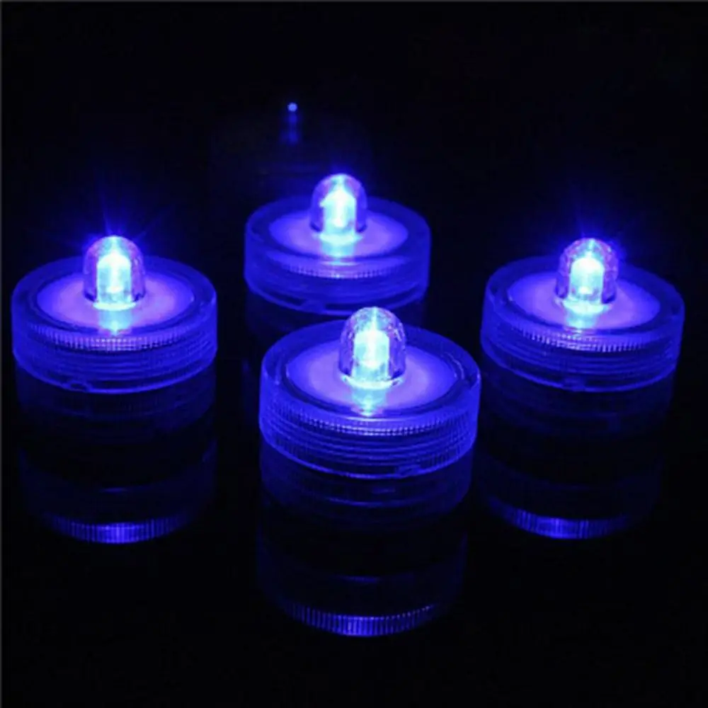 

Mini Fish Tank Candle Lamp Waterproof Decorative Underwater LED Candle Lamp Multicolor Plastic Submersible Mini LED Lights