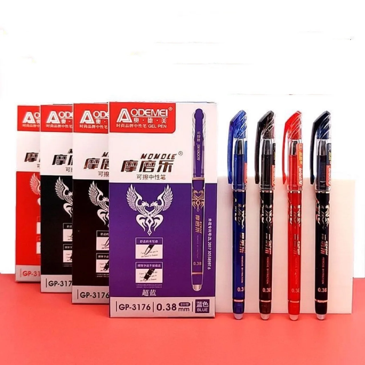 25pcs/Set Colored Erasable Gel Pen Refills Rods 0.5mm Kawaii Ballpoint Pens Washable Handle Office School Writing Stationery