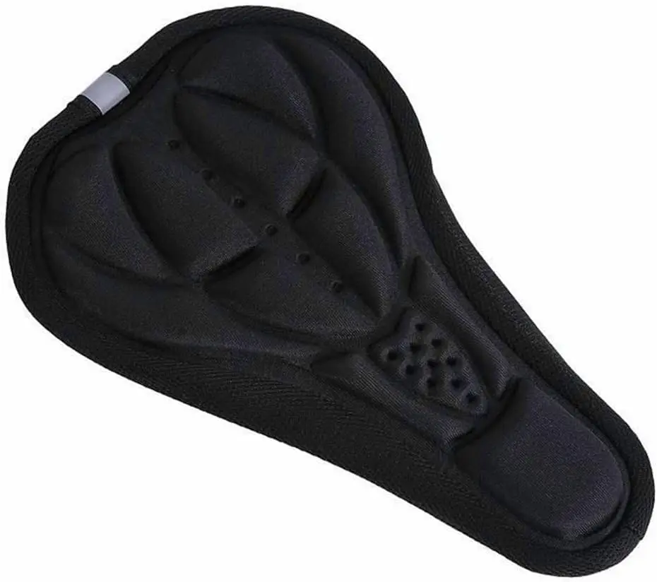 Economy Bicycle Gel Pad Bike Cycling Seat Saddle Cover 3D Soft Cushion Black