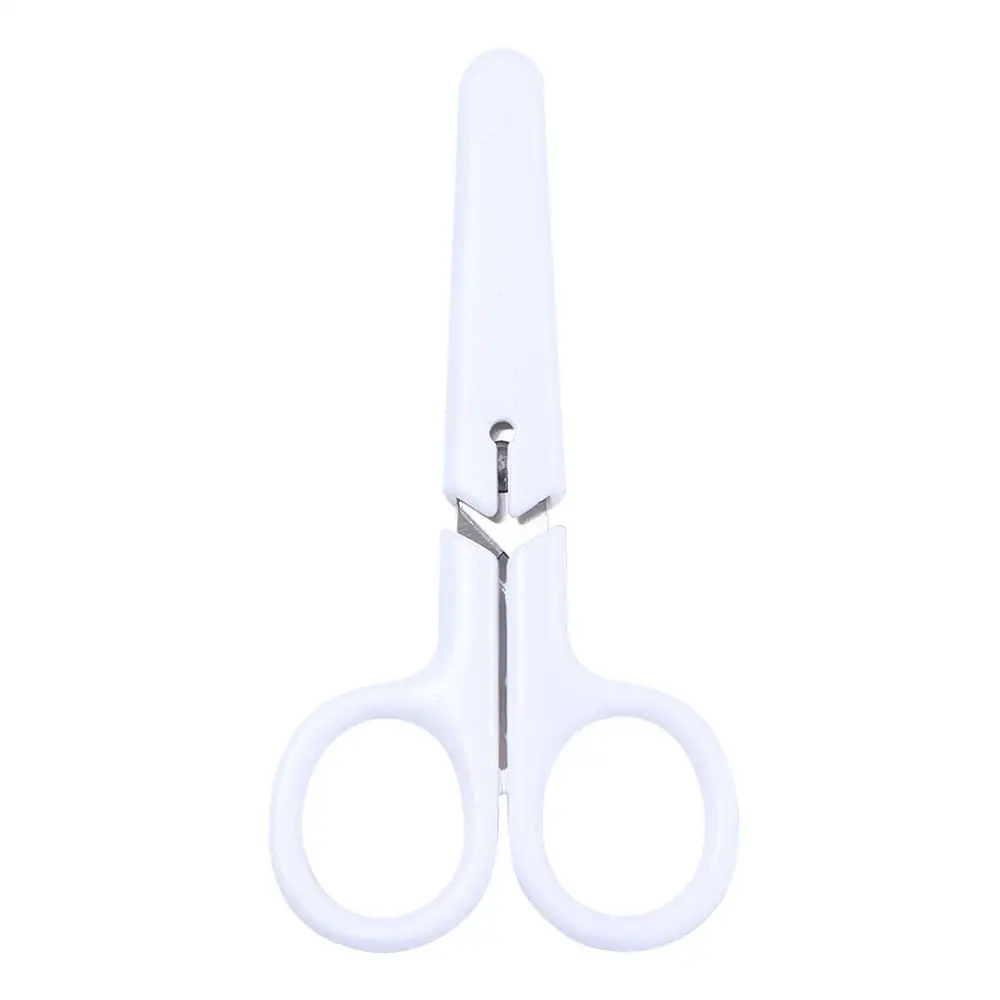 

School Supply Stationery Student for Paper Stainless Steel Mini Office Scissor White Tiny Scissors Scissor White Color