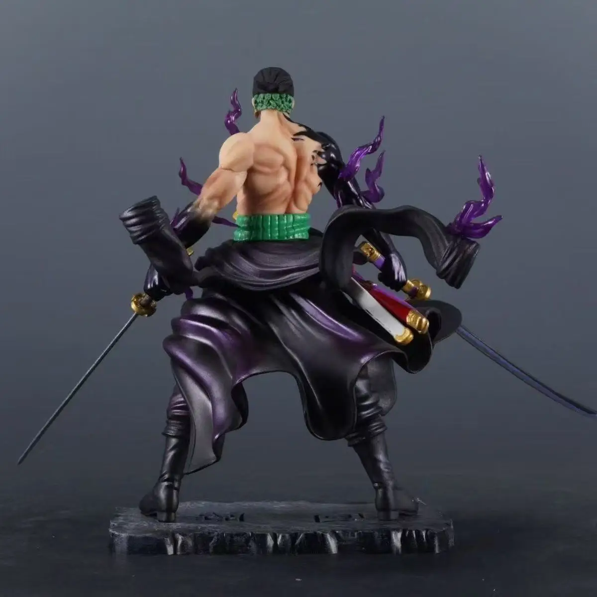 24 cm une pièce Zoro avec résonance Enma debout Anime figurines d'action faites à la main étui de bureau décoration ornement cadeau