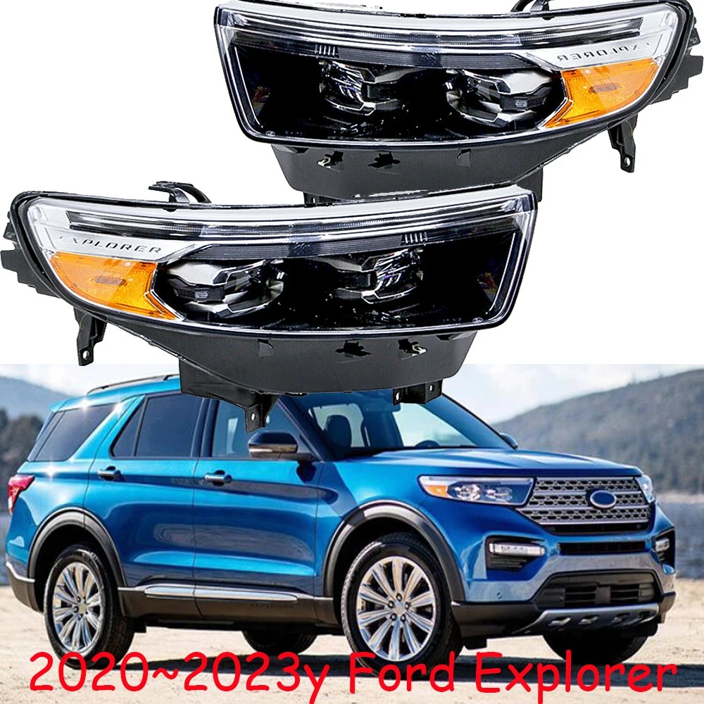 

1pcs Car styling headlamp for ford Explorer Headlight 2020~2023y car accessories LED DRL head light for Ford Explorer fog light