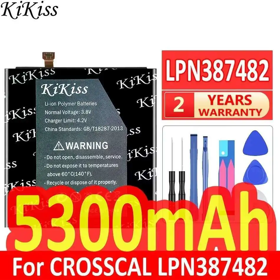 

KiKiss Battery LPN 387482 5300mAh for CROSSCAL LPN387482