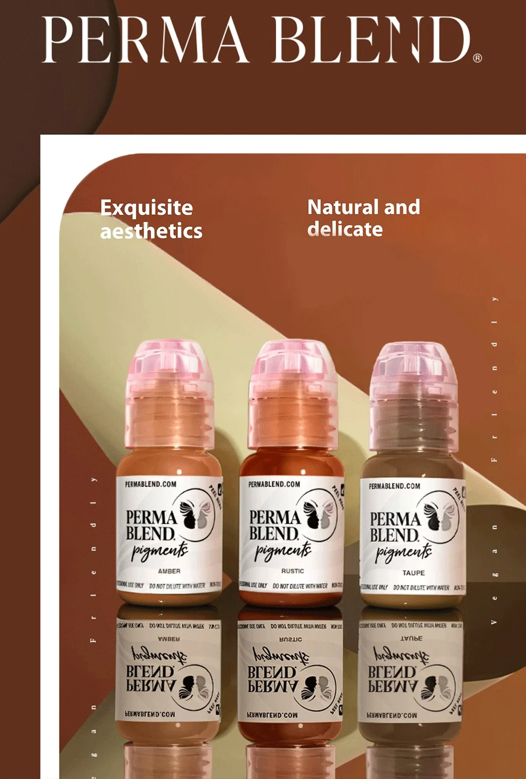 Perma Blend Pigmente Tattoo PMU Zubehör Tinte Espresso Braun Kaffee Beauty Custom Professionelle Lippen Augenbrauen Eyeliner Farbwechsel – Detail 5
