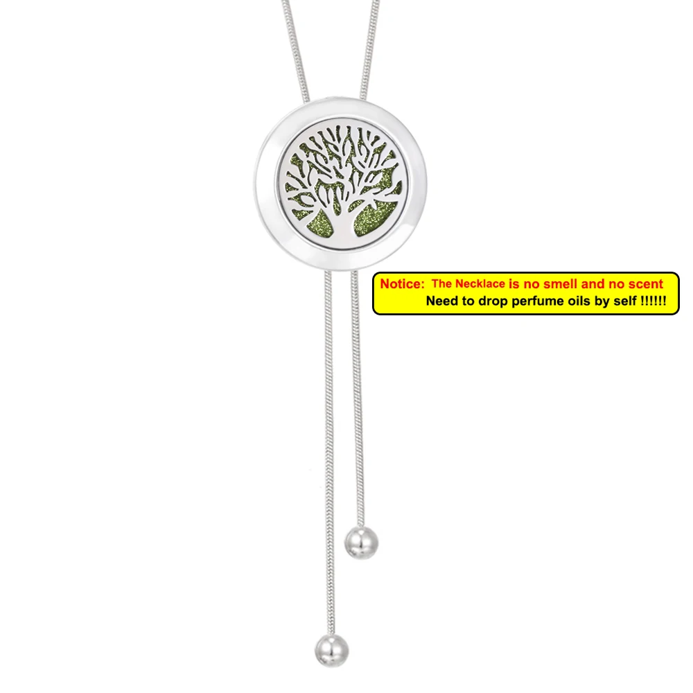 Tree Of Life Aromatherapy Necklace, Essential Oil Diffuser