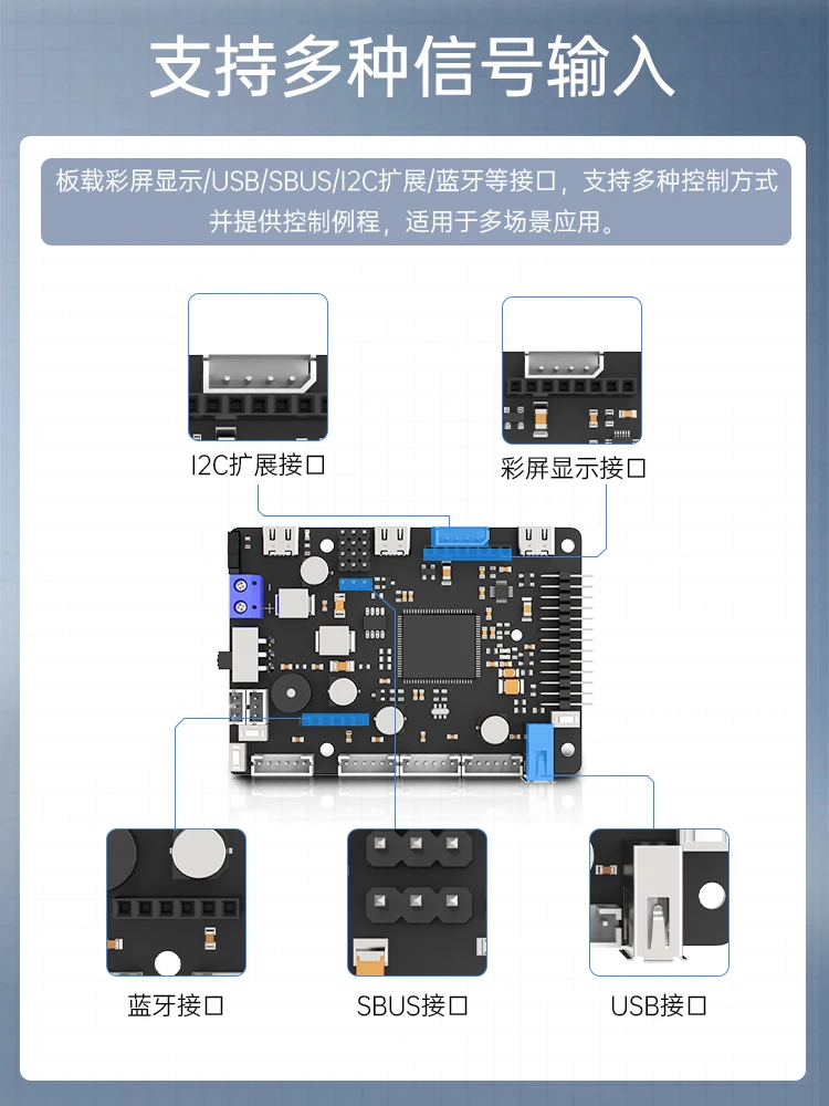 Robot controller motor drive expansion board four-wheel drive radar intelligent car servo control board