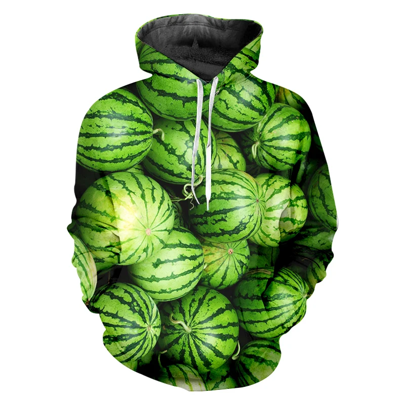 

Funny Watermelon Hoodies Fruit 3D Print Men Women Streetwear Hooded Sweatshirts Oversized Pullovers Kids Tops Unisex Clothing