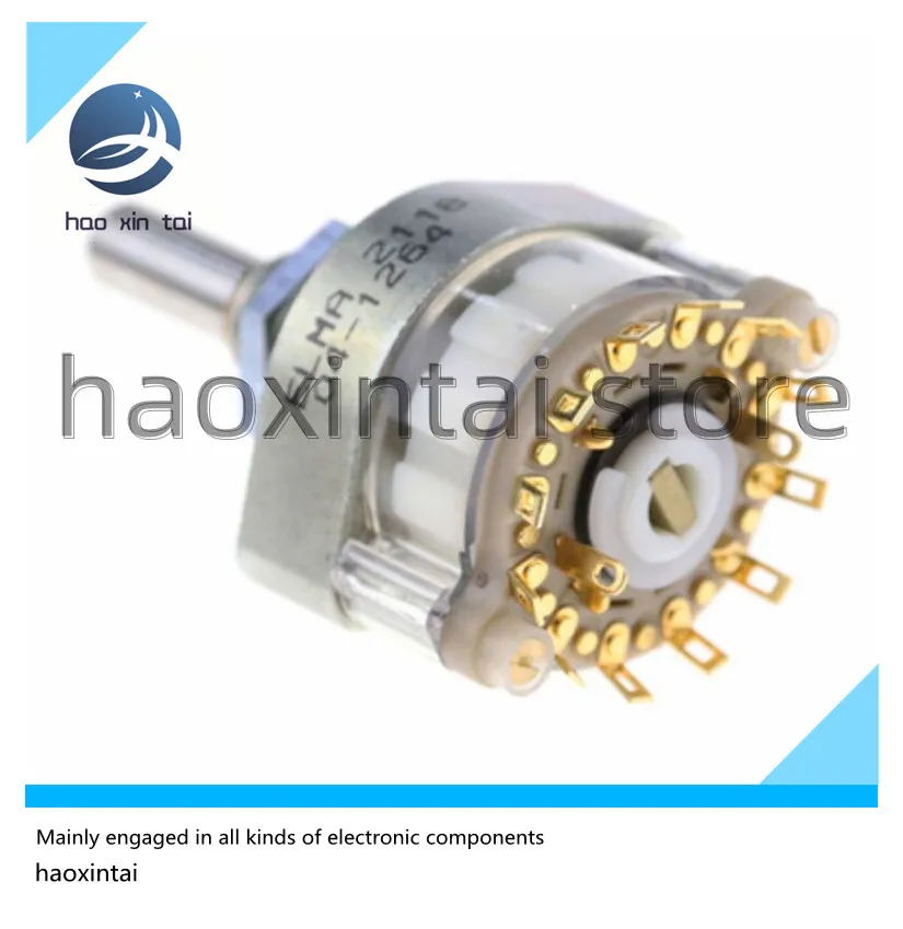 1PCS (potentiometer conversion frame) partial pressure shunt 24-gear gold-plated potentiometer conversion switch