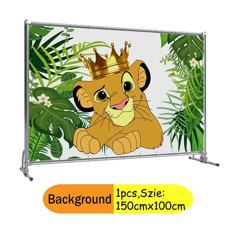 Disney De Leeuwenkoning Simba Koning Van Het Bos Verjaardagsfeestje Wegwerp Festival 2024 Papieren Beker Stickersbaby Shower Decoraties