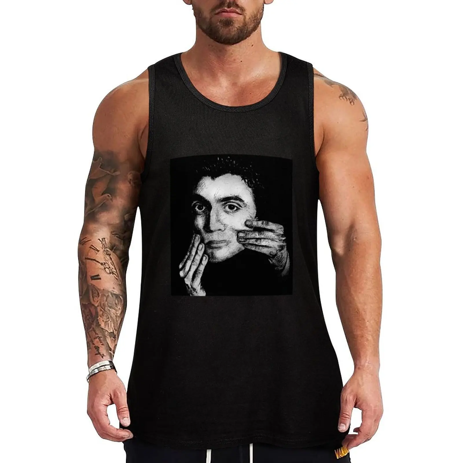 David Byrne Tank Top Street Style Tank Top Casual Urban Sleeveless Top