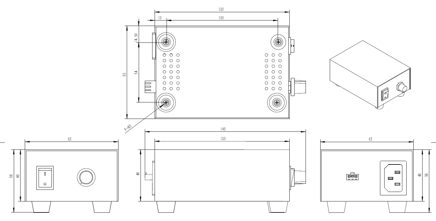 Équipement de détection CCD, Source de lumière réglable avec précision, simulateur de luminosité, contrôleur de Source de lumière, Source de courant Constant